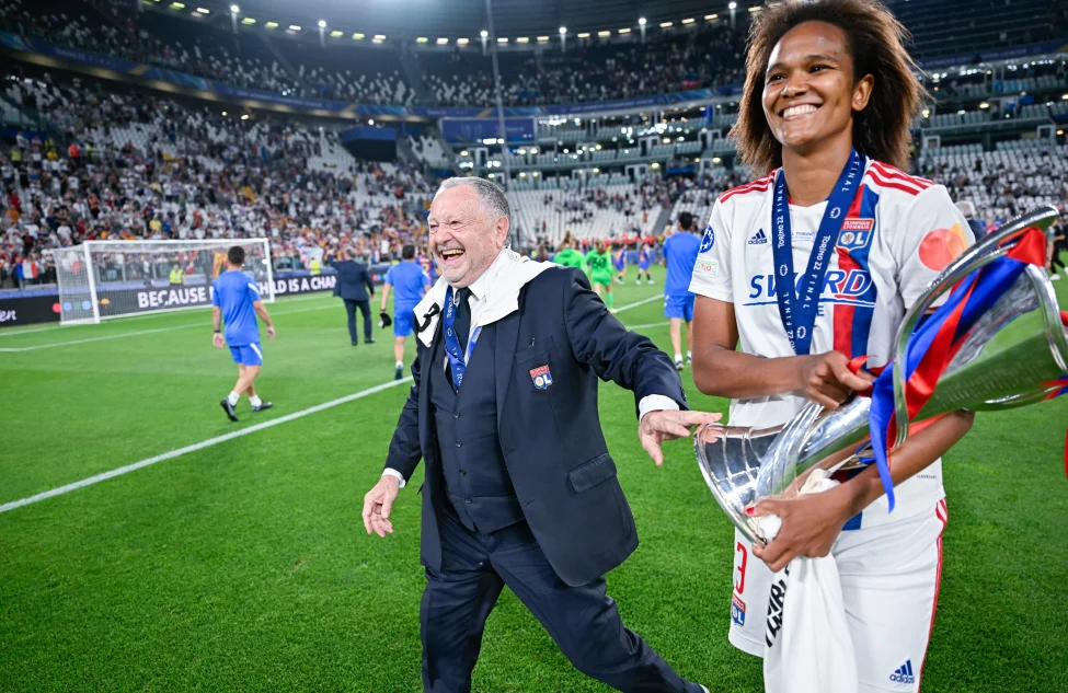 Jean-Michel Aulas et Wendie Renard reviennent sur leur histoire avec l’OL et le football féminin