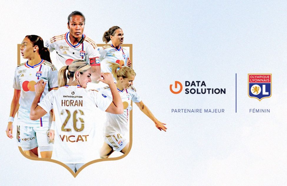 DATASOLUTION devient Partenaire Majeur de l’équipe féminine de l’Olympique Lyonnais