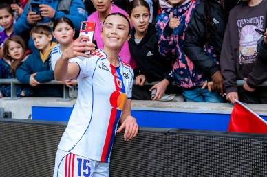 Ingrid Engen & les supporters