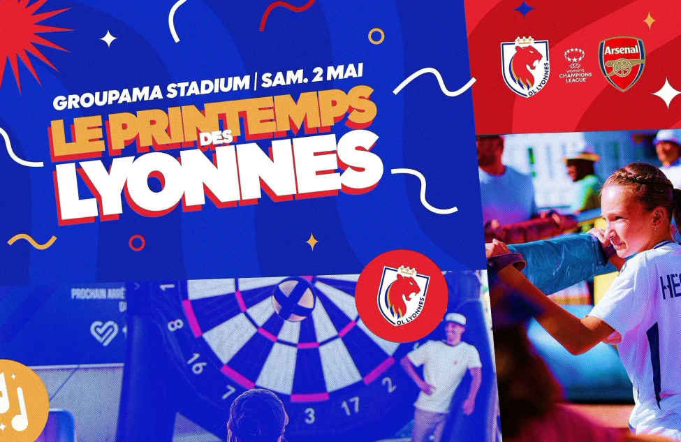 Le Printemps des Lyonnes en marge de la demi-finale UWCL !