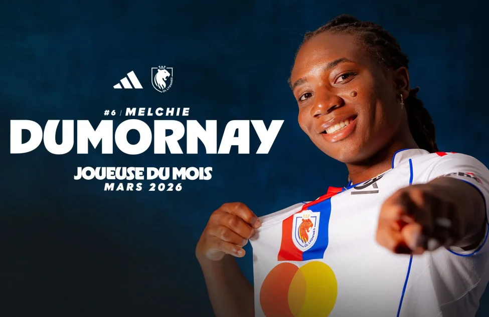 Melchie Dumornay est la joueuse du mois de mars !