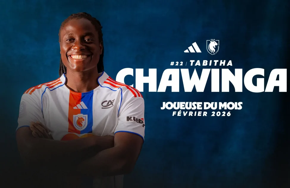 Tabitha Chawinga est la joueuse du mois de février !