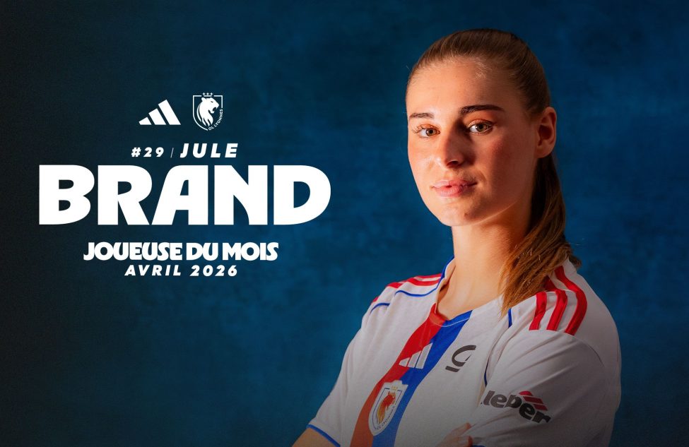 Jule Brand est la joueuse du mois d'avril !