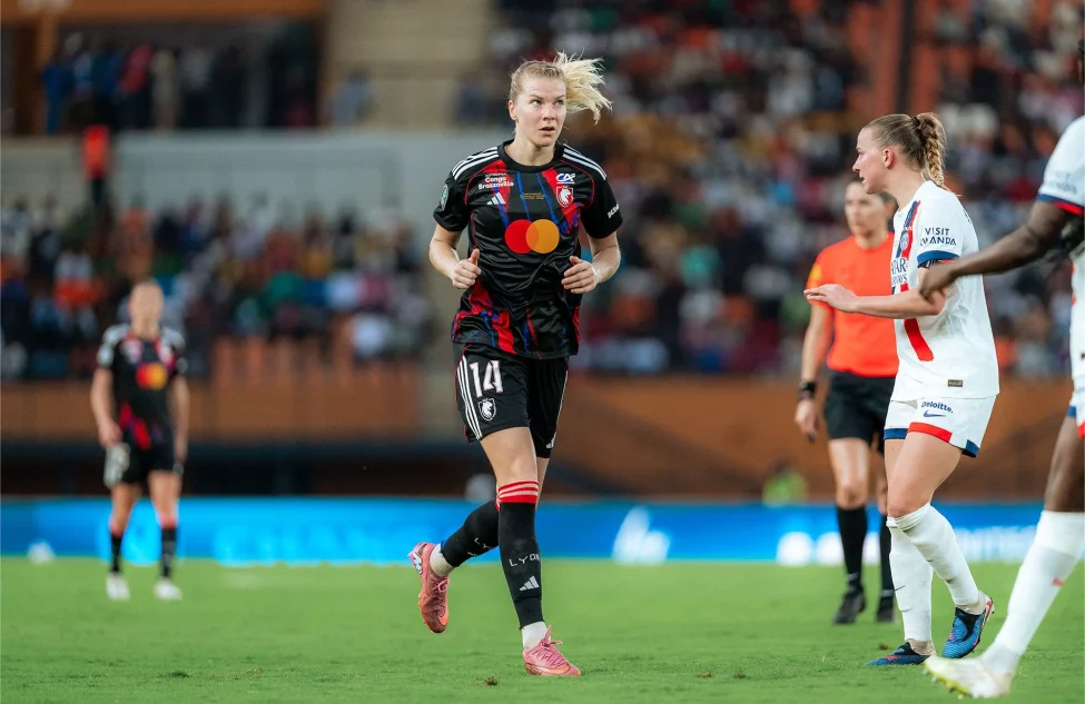 Ada Hegerberg après OL Lyonnes - PSG (Coupe LFFP) : "Ça a été un moment inoubliable pour nous de venir ici."