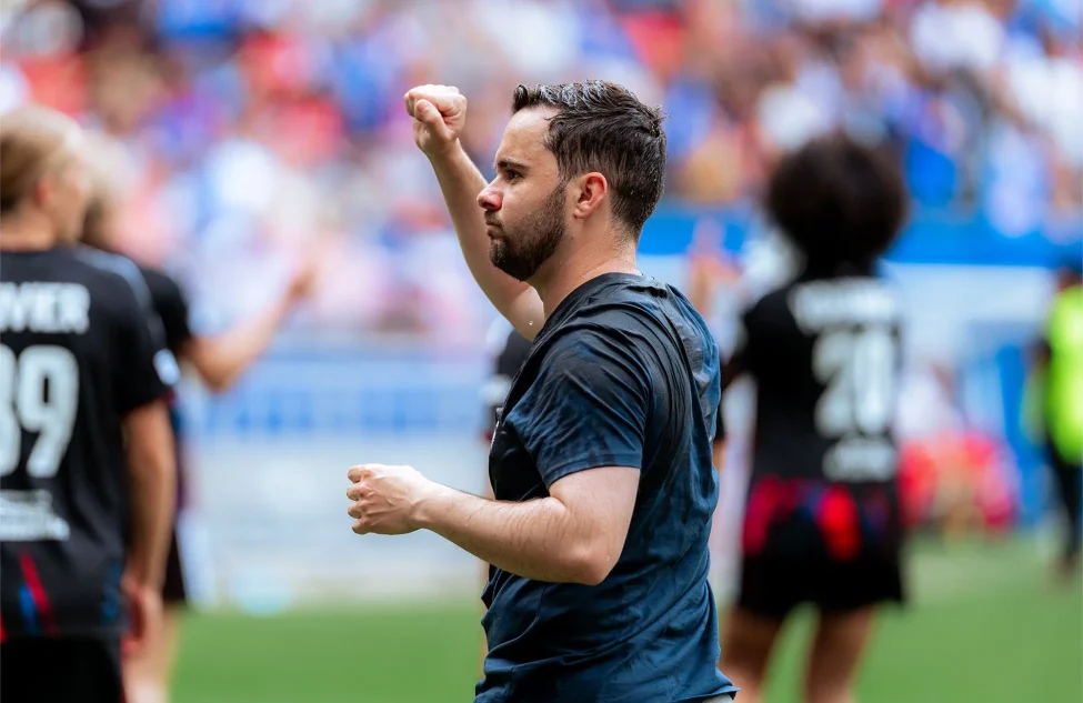 Jonatan Giráldez après OL Lyonnes - Arsenal : "L'équipe a livré un grand match."