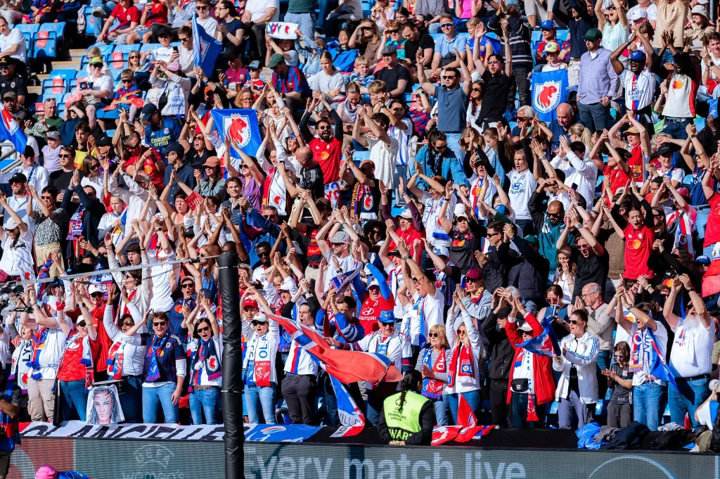 Les supporters lyonnais