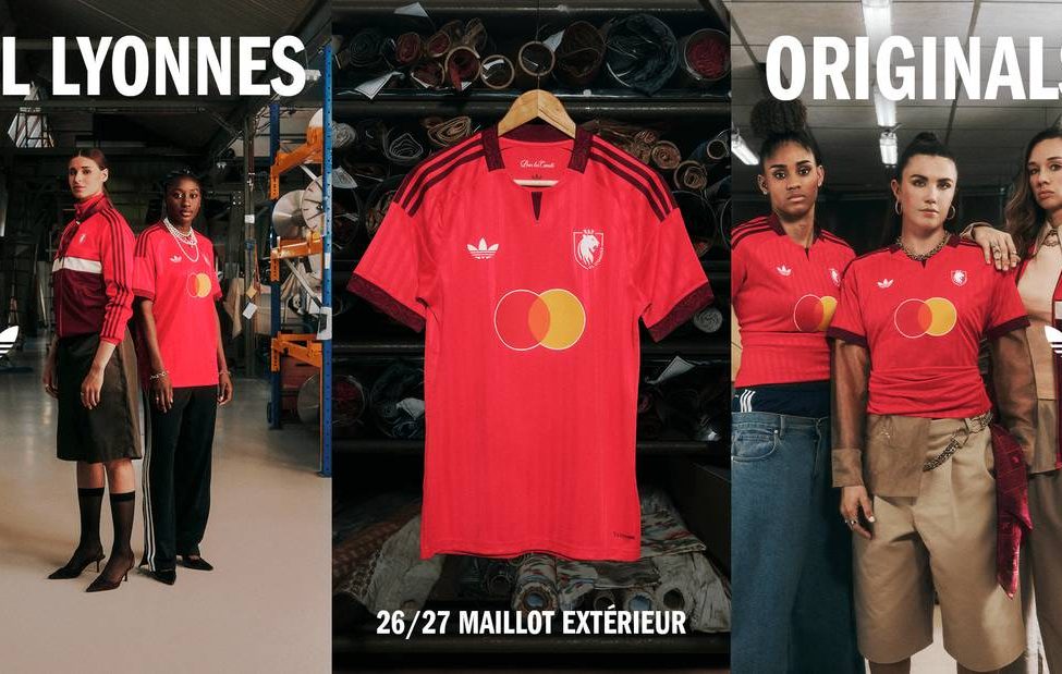 adidas, l’Olympique Lyonnais et OL Lyonnes dévoilent les maillots extérieurs pour la saison 2026-27