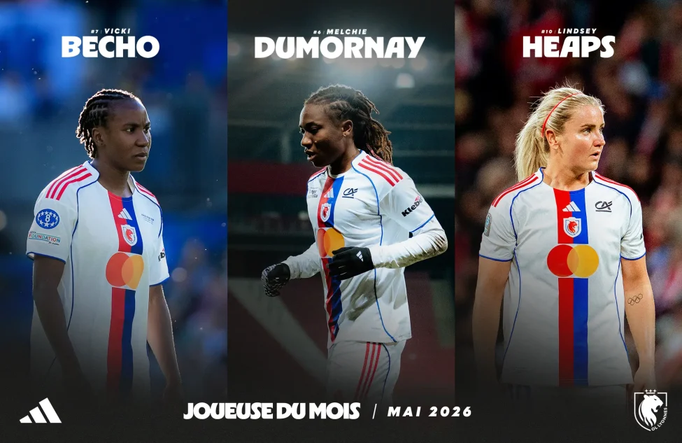 Élisez votre joueuse du mois de mai !