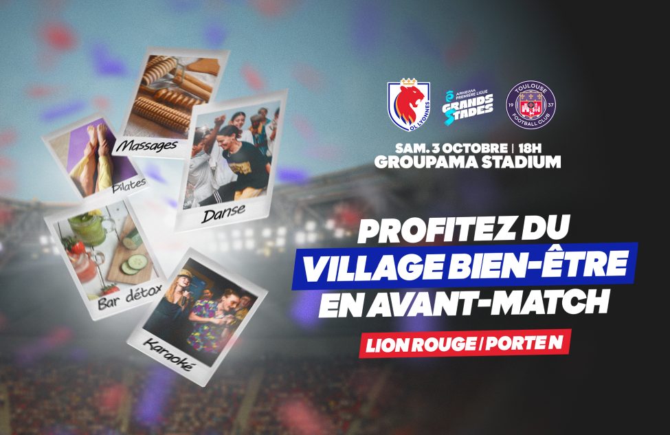 Infos match : OL Lyonnes vs Toulouse