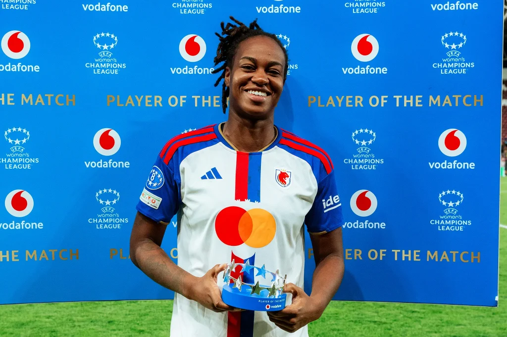 Marie-Antoinette Katoto élue joueuse du match