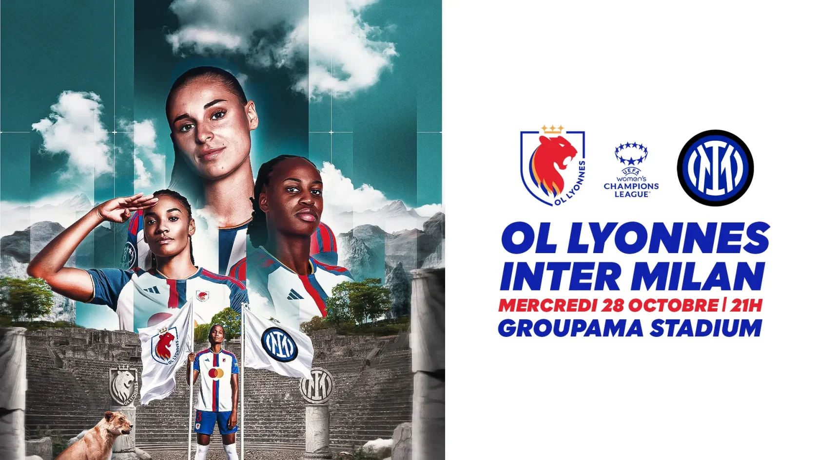 Infos match : OL Lyonnes vs Inter Milan