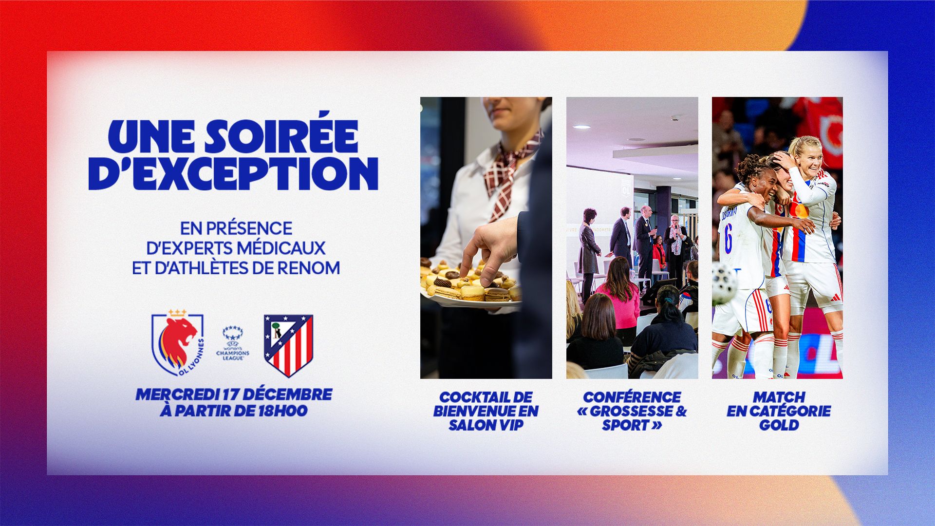 Conférence OL Lyonnes “Grossesse & Sport” : Comprendre, partager, inspirer