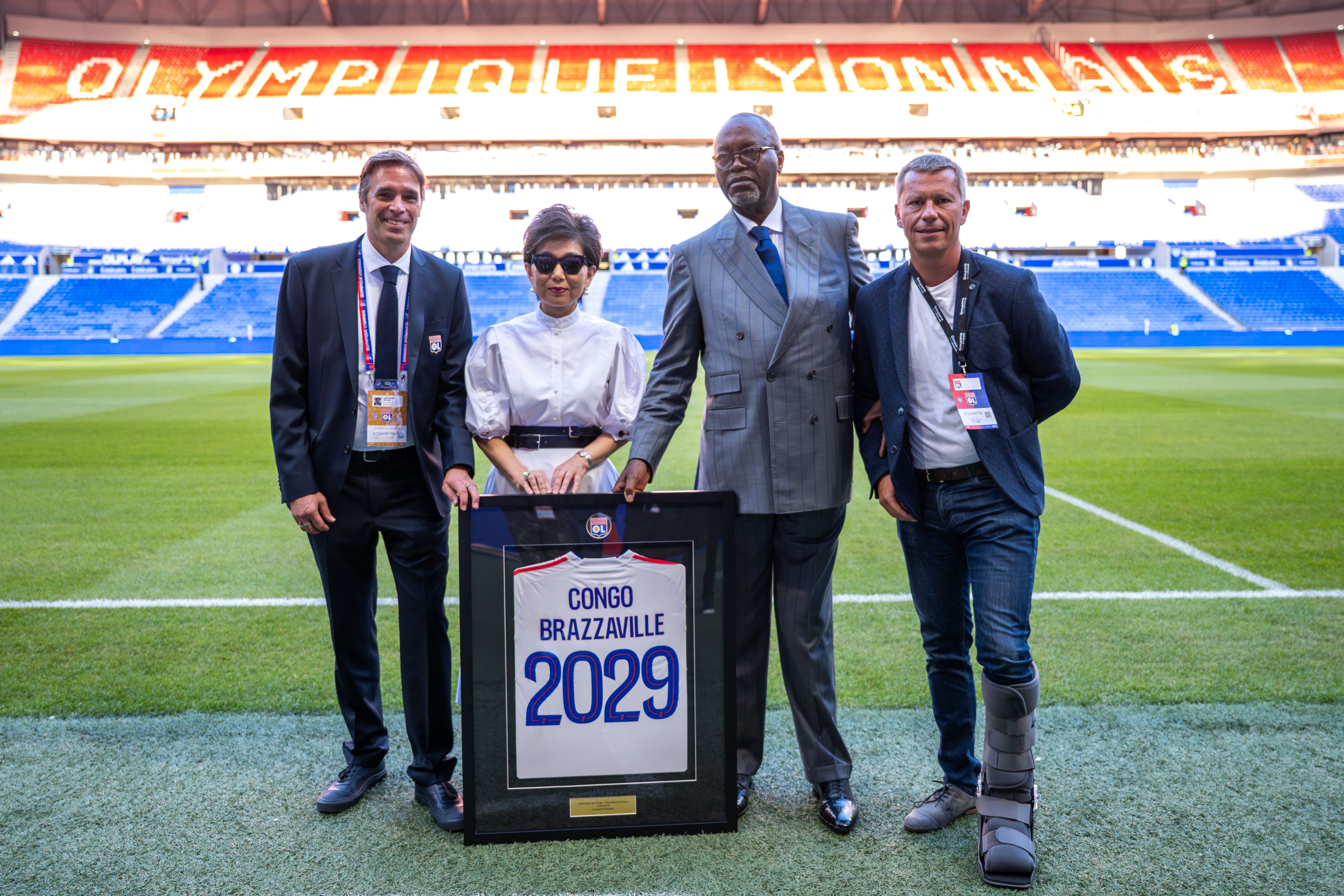 L’Olympique Lyonnais et OL Lyonnes signent un partenariat inédit avec la République du CONGO